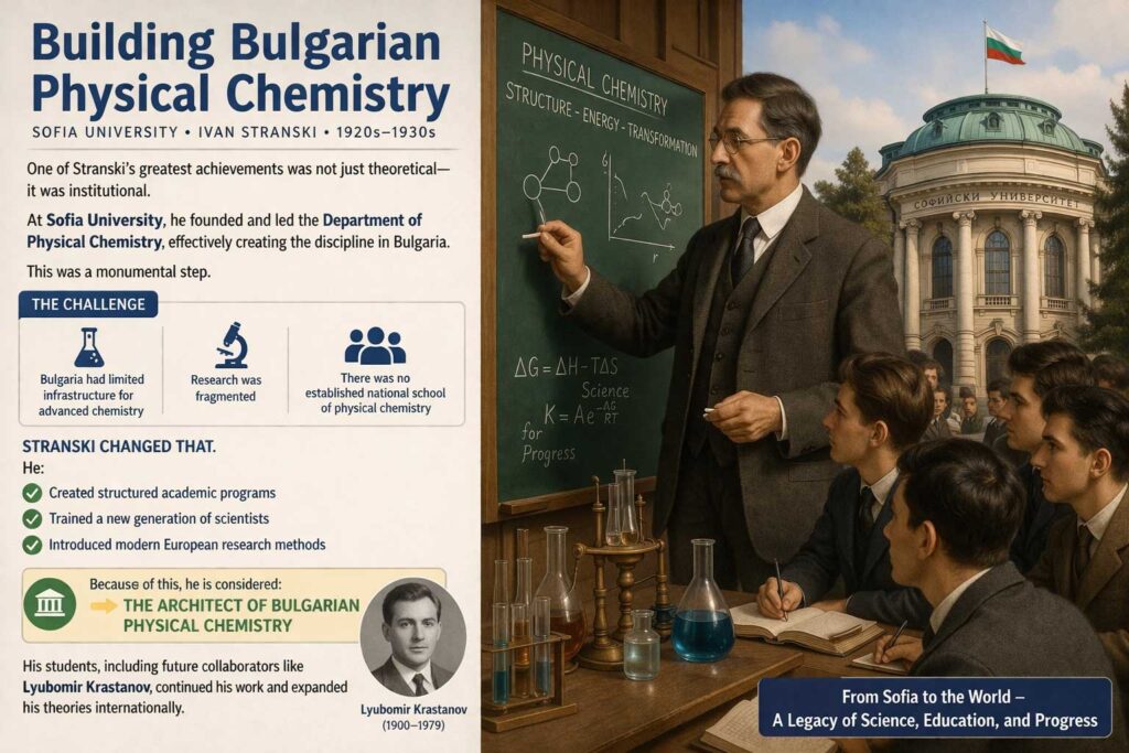 Ivan Stranski Building Bulgarian physical chemistry at Sofia University