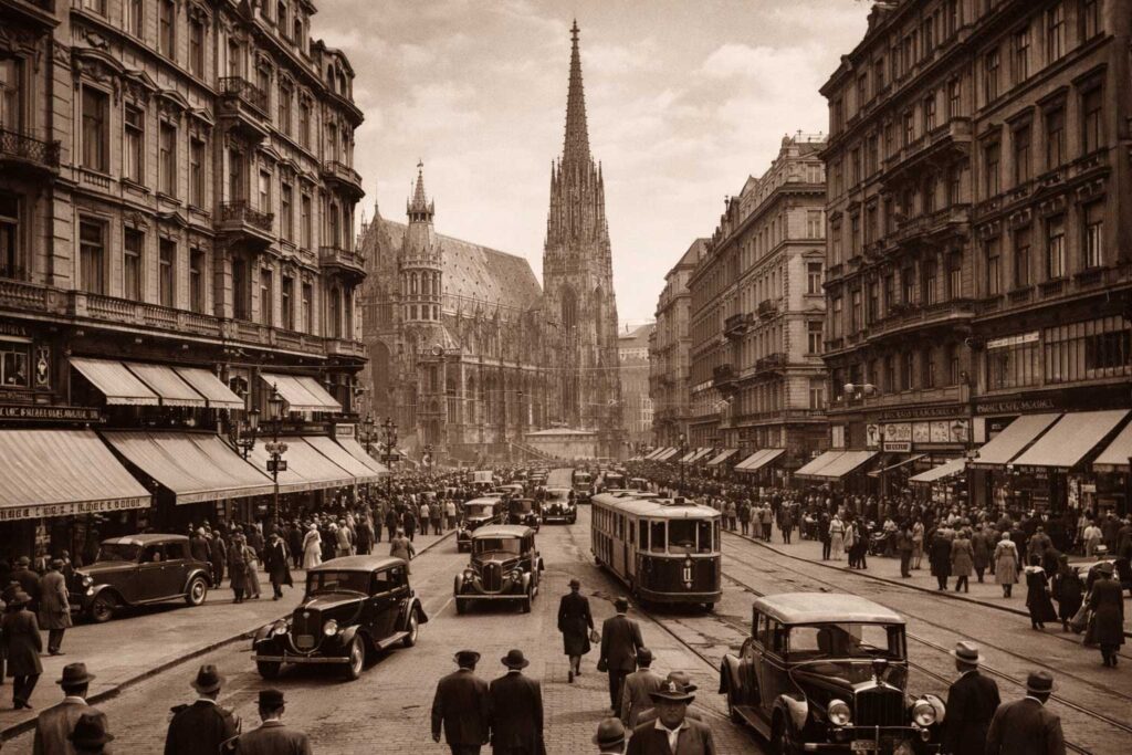 Elias Canetti relocated to vienna
