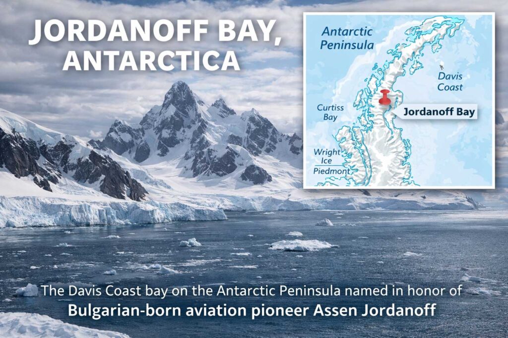 Jordanoff Bay in Antarctica
