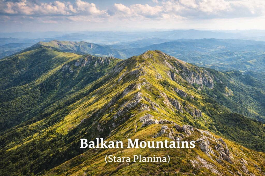 Balkan Mountains Bulgaria landscape