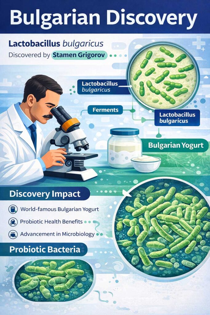 Bulgarian discovery of Lactobacillus bulgaricus Bulgarian Yogurt