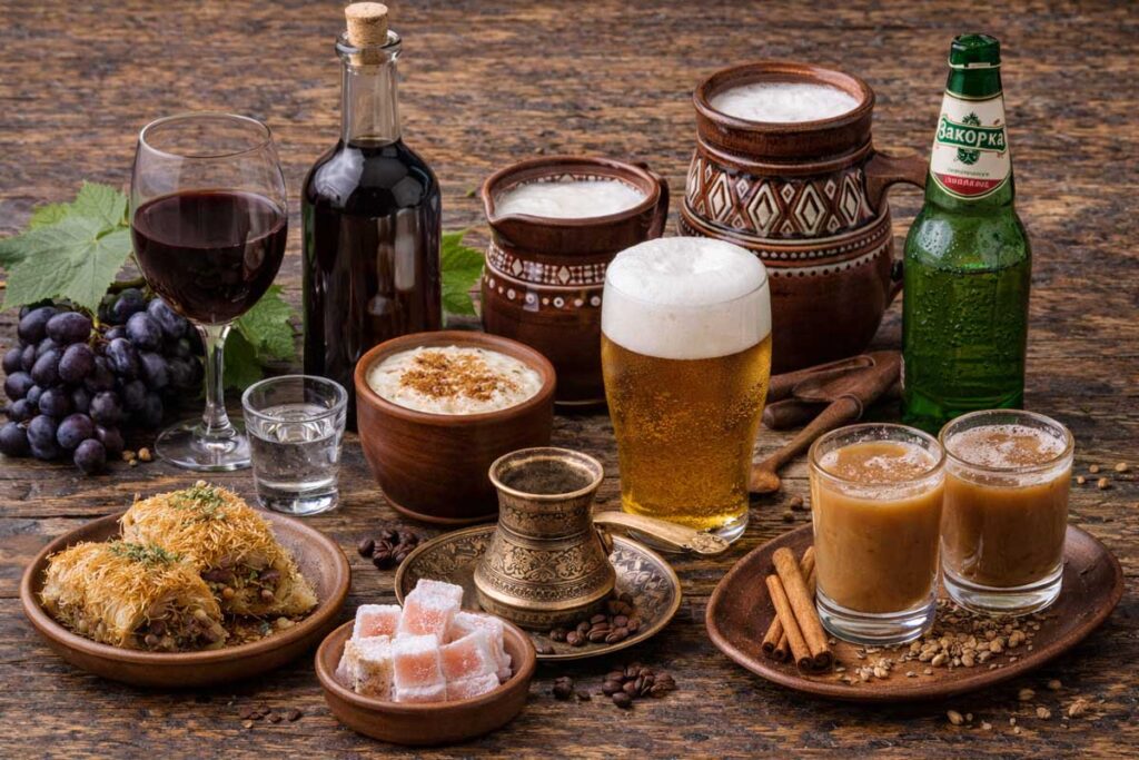 Drinks in Bulgarian Cuisine