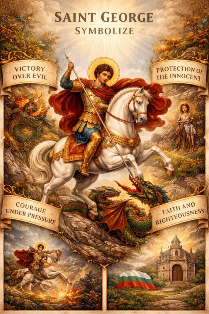 Saint George symbolizes