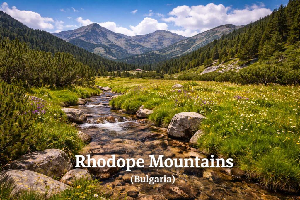 mountains in Bulgaria Rhodope Mountains
