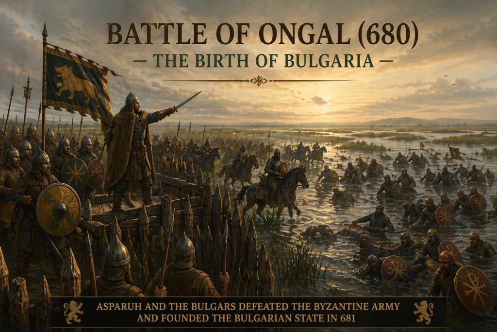 Battle of Ongal founding of Bulgaria