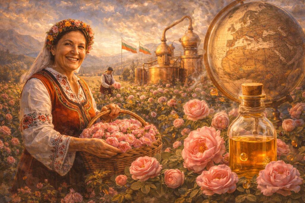 Bulgaria is a Global Leadership in Rose Oil Production