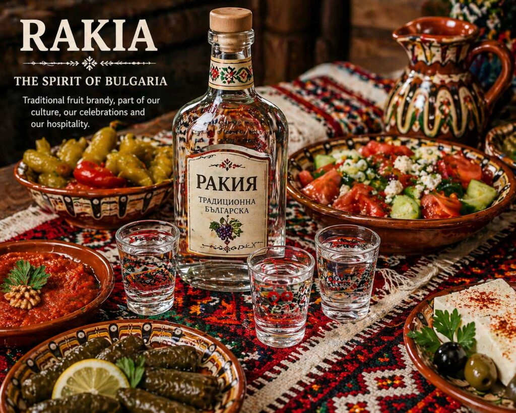 Traditional Bulgarian Rakia 