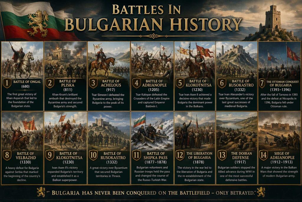 Bulgarian history battles
