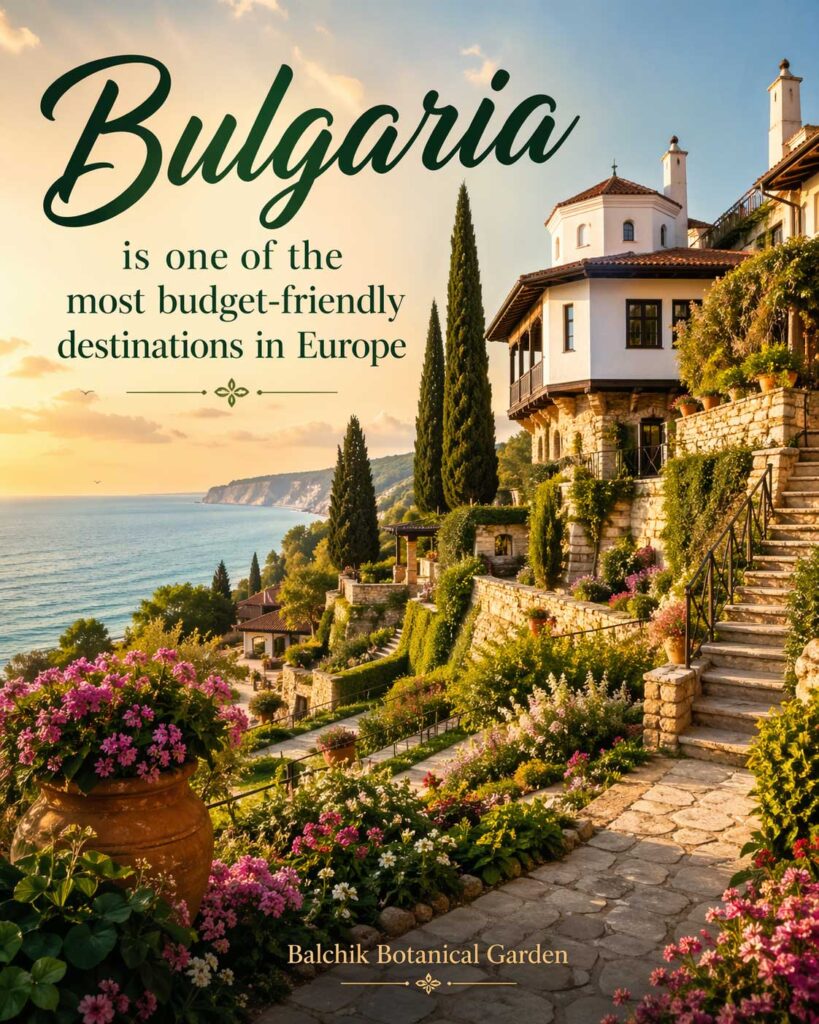 Affordable travel in Bulgaria with hotels food and transportation costs