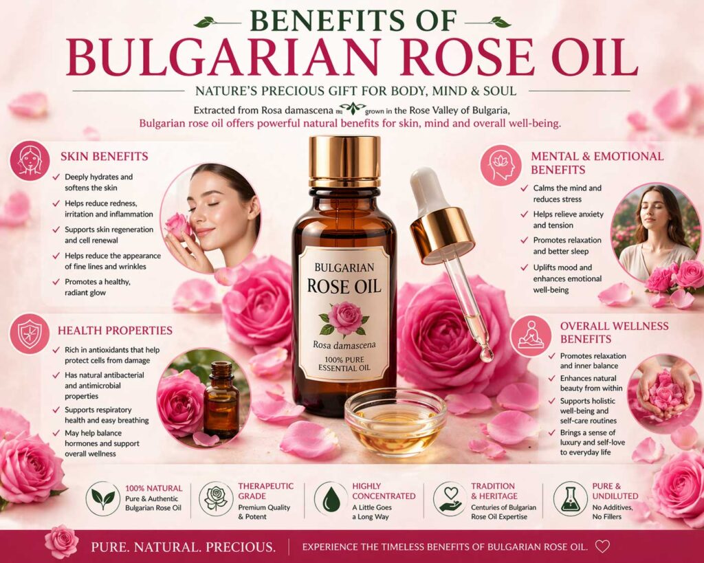 rosa damascena rose oil bulgaria