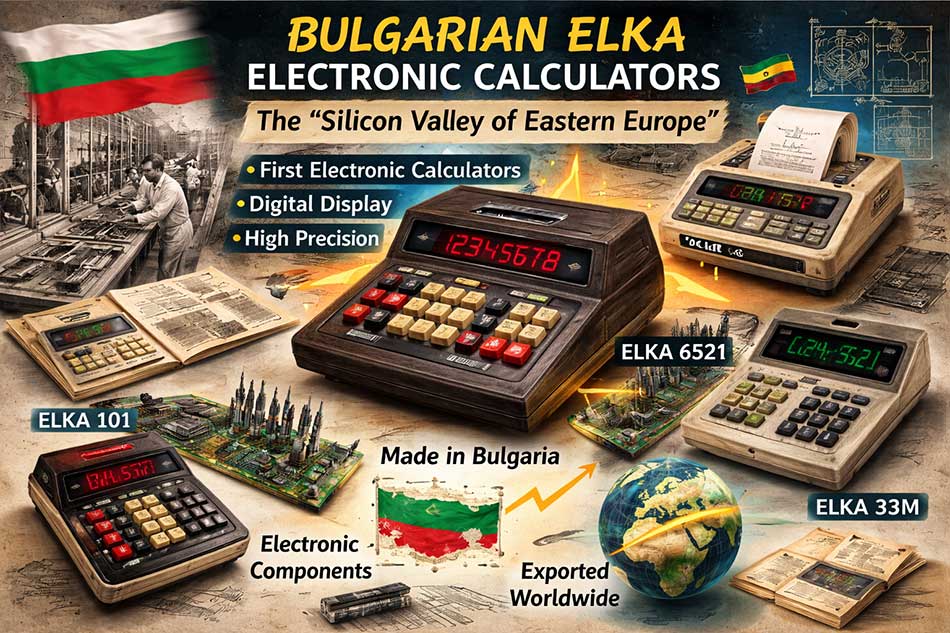 Bulgarian ELKA Electronic Calculators