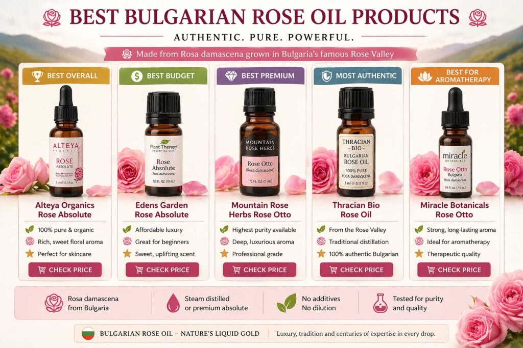 Best Bulgarian rose essential oil