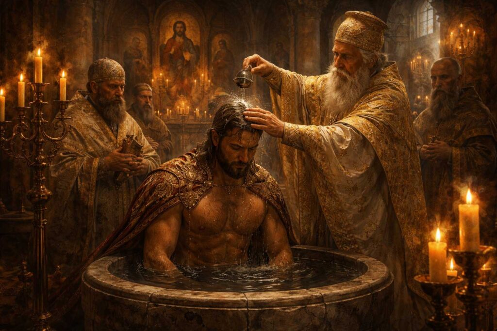 Baptism of Knyaz Boris I