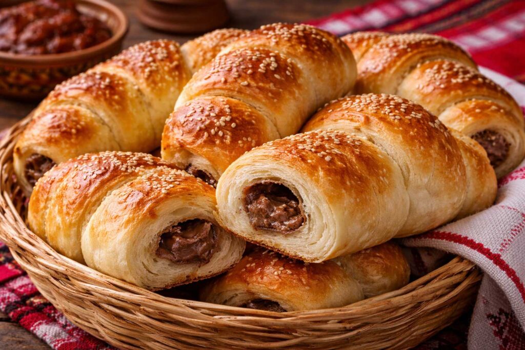 Chocolate-filled Kifla Sweet Rolls