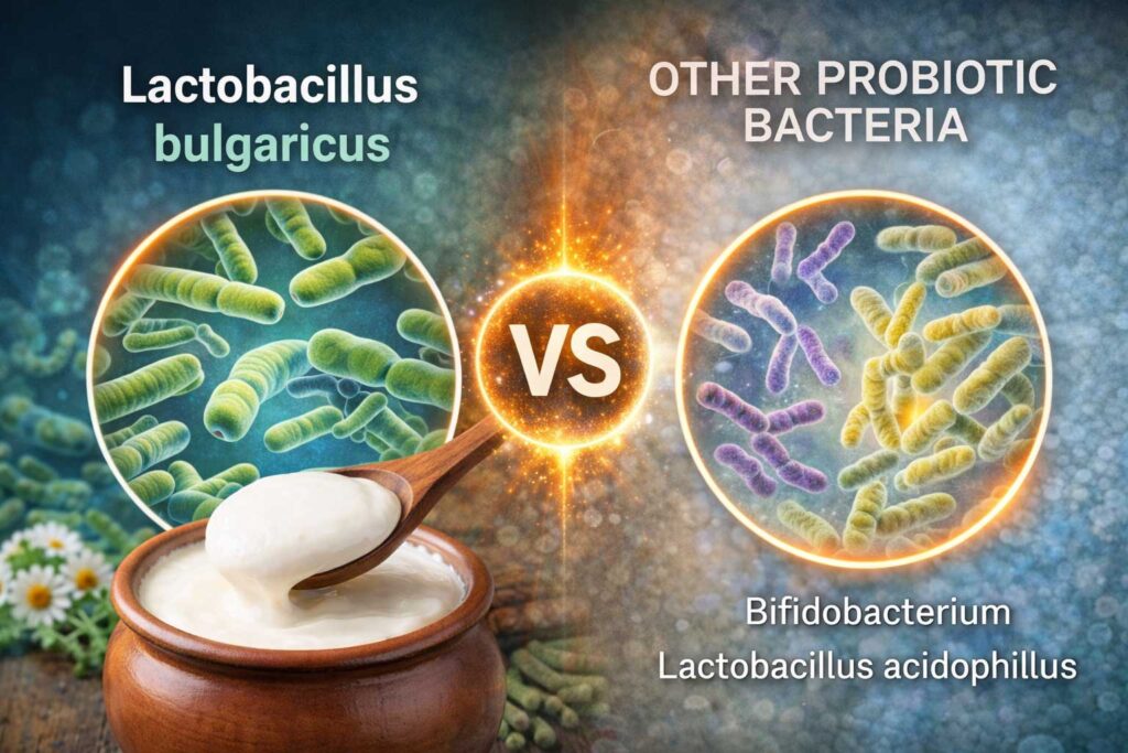 Lactobacillus Bulgaricus explained vs Other Probiotic Bacteria