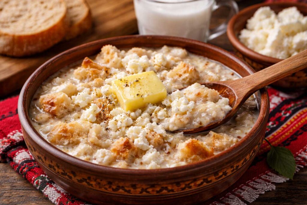 Popara Traditional Bread Breakfast