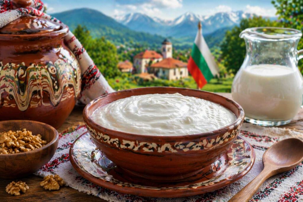 Traditional Bulgarian yogurt known worldwide for probiotics
