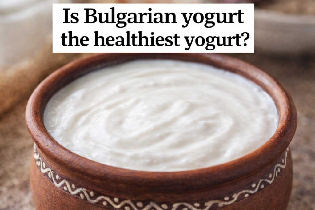 Is Bulgarian yogurt the healthiest yogurt