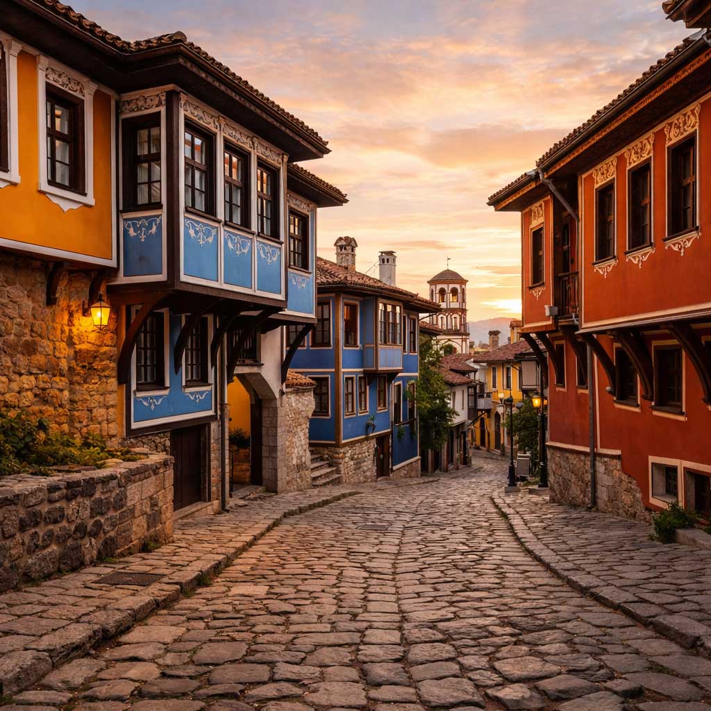 Old Plovdiv – Historic Bulgarian Revival Architecture and Ancient City