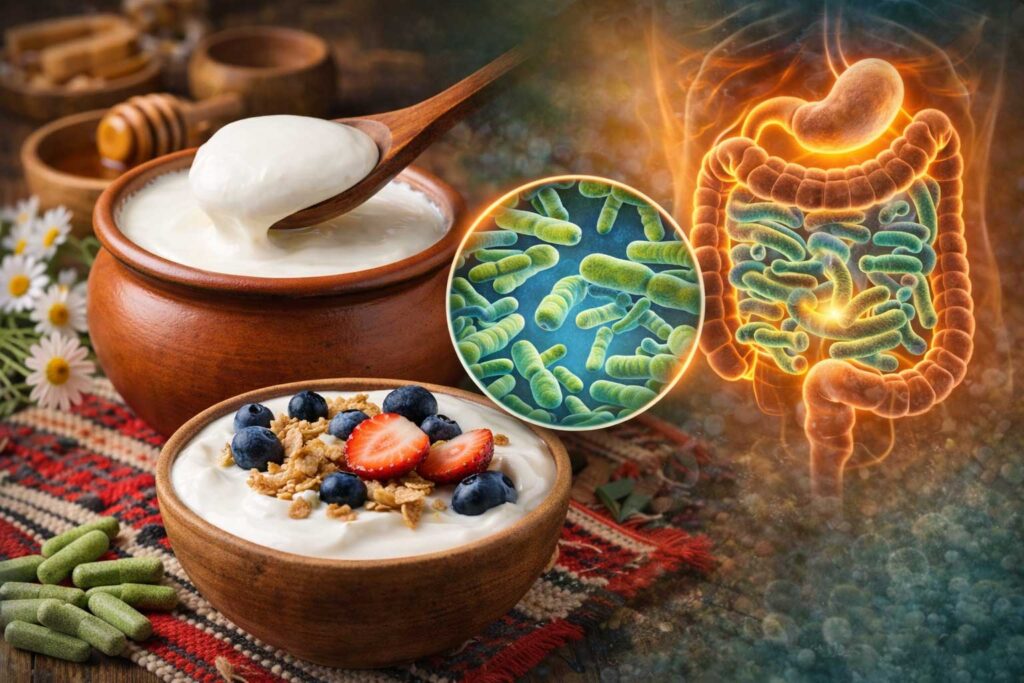 probiotic bacteria yogurt health benefits