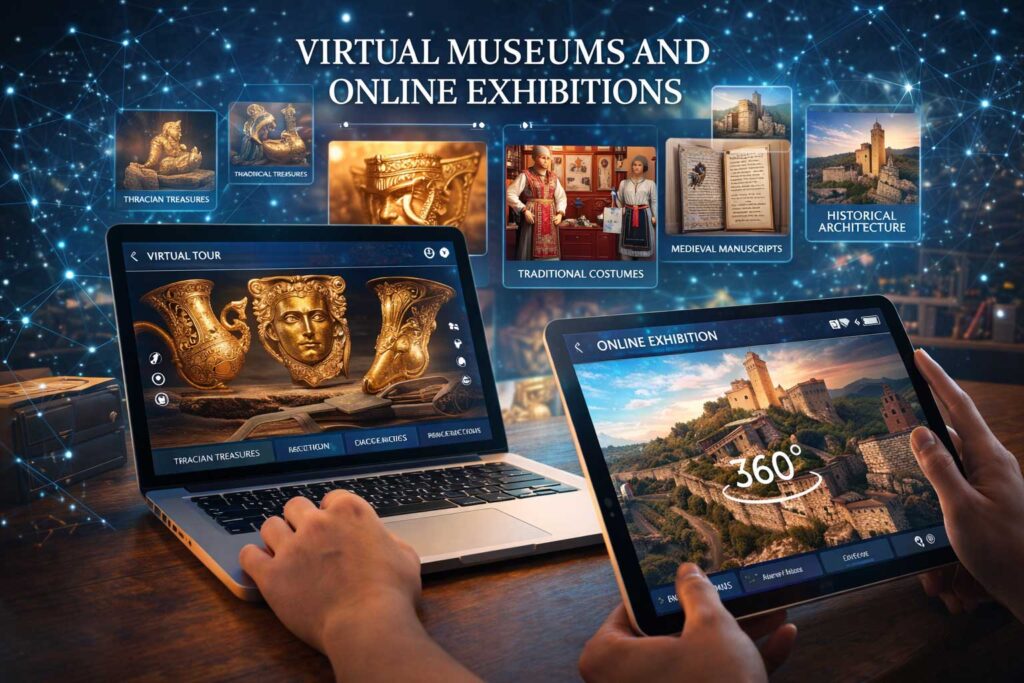 Virtual museums and online exhibitions showcasing Bulgarian heritage