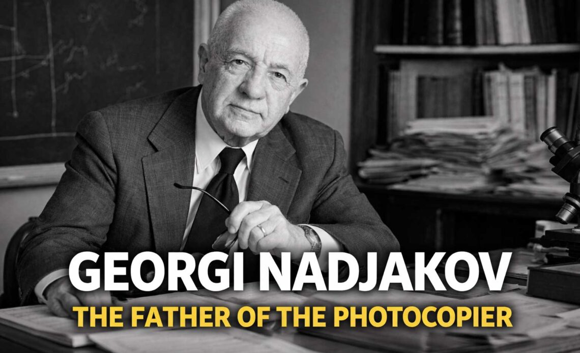 Georgi Nadjakov Bulgarian physicist portrait and photoelectret discovery related to photocopying technology