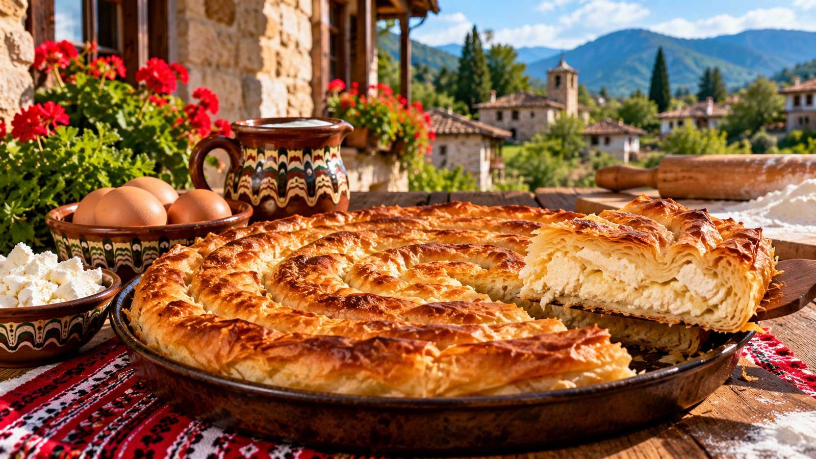 iconic Bulgarian pastry Banitsa